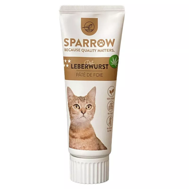 Leberwurstpaste Mit CBD für Katzen